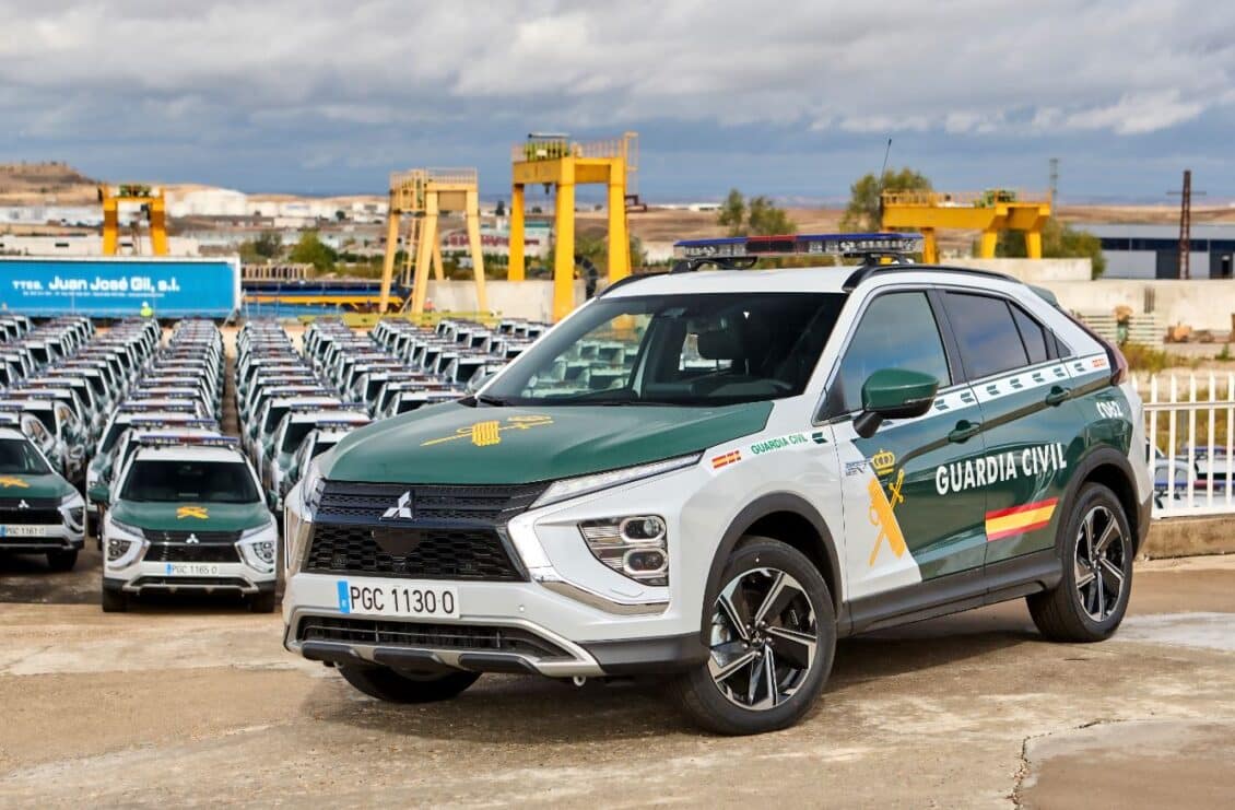 El nuevo coche de la Guardia Civil es el Mitsubishi Eclipse Cross PHEV