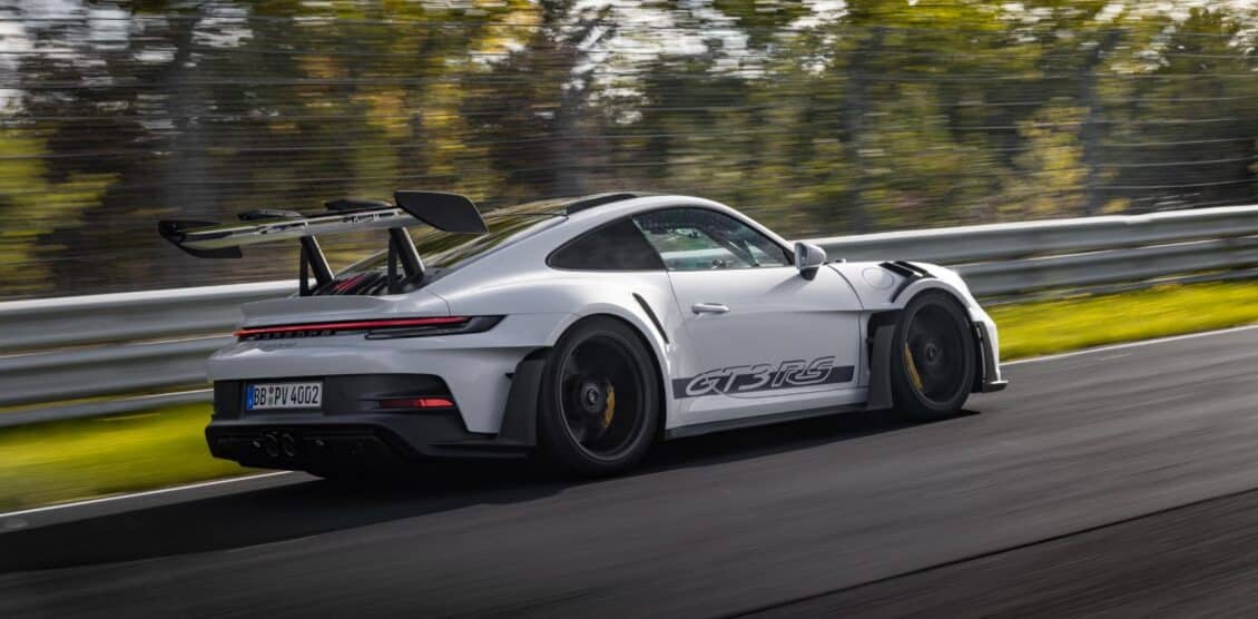 El Porsche 911 GT3 RS para el crono del Infierno Verde en 6:49.328 minutos