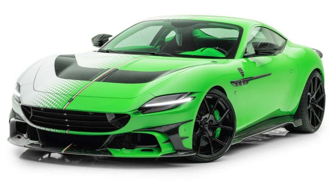 Mansory Tempesta Verde: un Ferrari Roma algo hortera con más de 700 CV