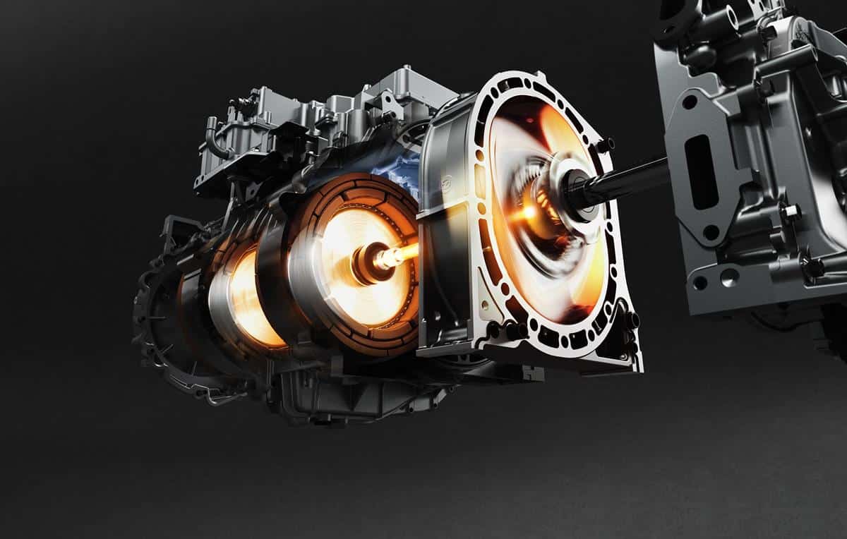El motor Wankel 8C de Mazda es más eficiente