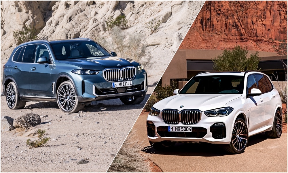 Comparación visual BMW X5 2024: juzga tú mismo la evolución del SUV