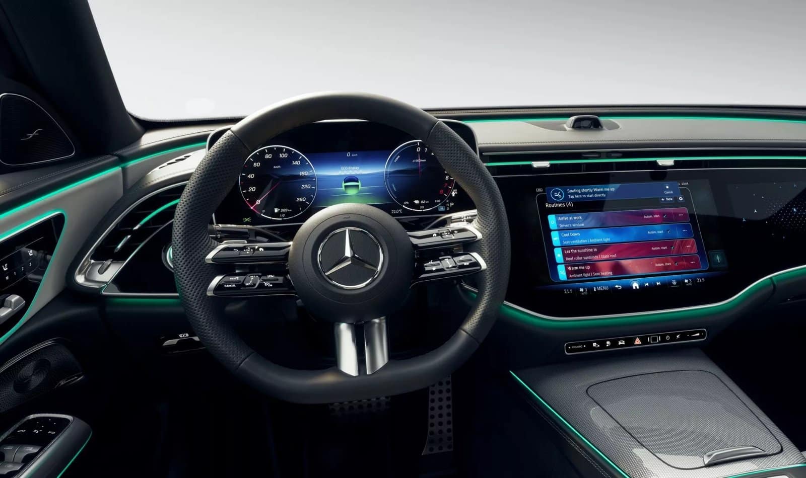 Así es el interior del MercedesBenz Clase E 2024 todo pantallas