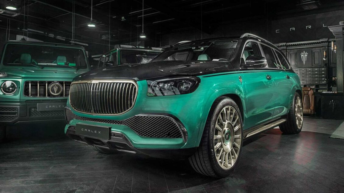 Mercedes-Maybach GLS Mint & Gold: opulencia y… ¿Un poco de mal gusto?