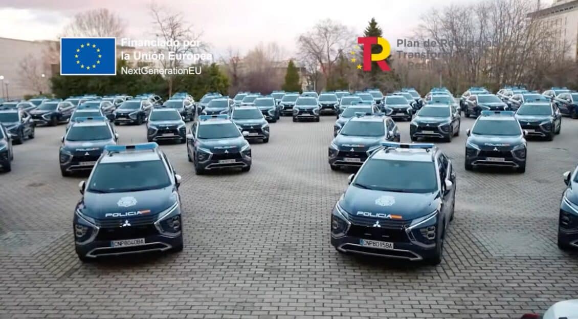La Policía Nacional apuesta por el Mitsubishi Eclipse Cross PHEV: 180 coches por 7,4 millones