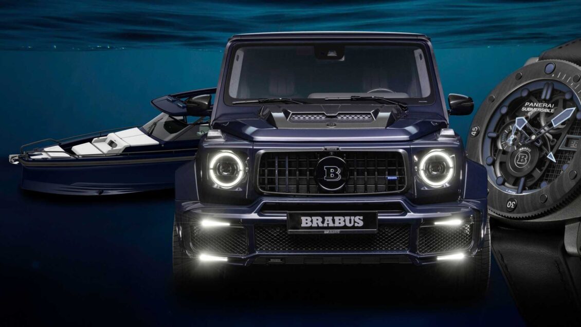 BRABUS Deep Blue 900: un AMG G 63 de 900 CV con barco y reloj a juego