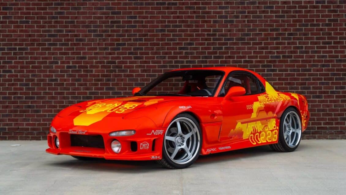 ¡Joya a la venta! A subasta el Mazda RX-7 de ‘The Fast and the Furious’