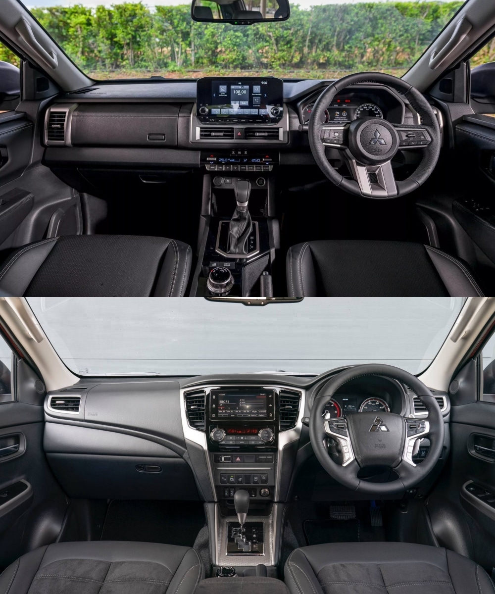 Comparación visual Mitsubishi L200 2024 un importante salto en diseño