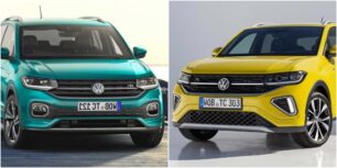 Comparación visual Volkswagen T-Cross 2024: juzga tú mismo la evolución