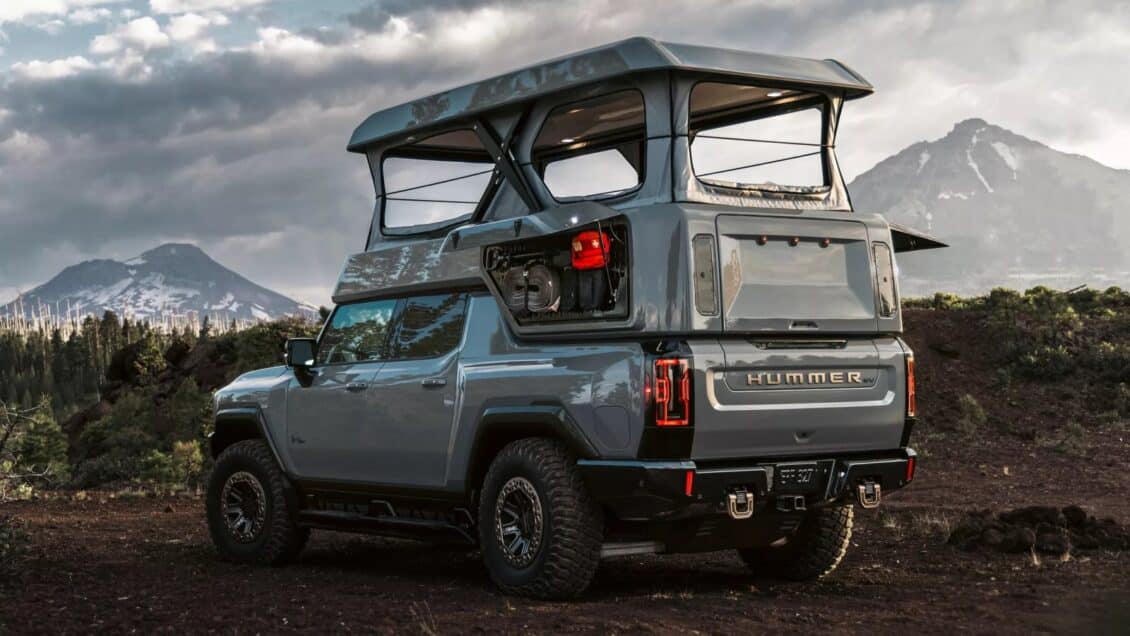 El GMC Hummer EV de EarthCruiser ya es una realidad: acogedor espacio para dos