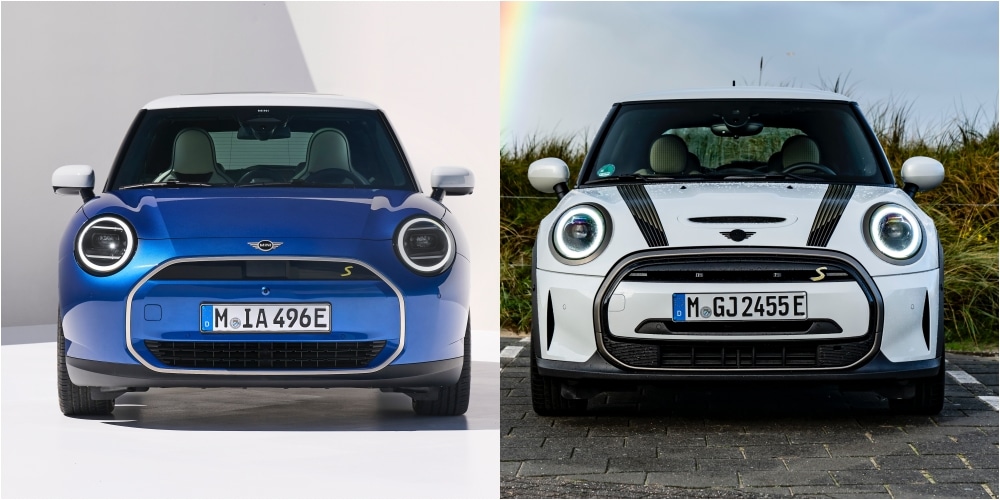 Comparación visual MINI Cooper eléctrico 2024: juzga tú mismo la quinta generación