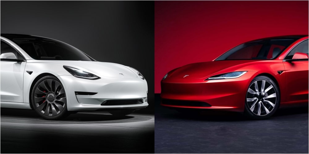 Comparación visual Tesla Model 3: un lavado de cara muy acertado