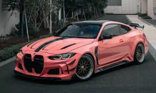 Este BMW M4 Coupé ensanchado es cuanto menos llamativo ¿Horterada o genialidad?