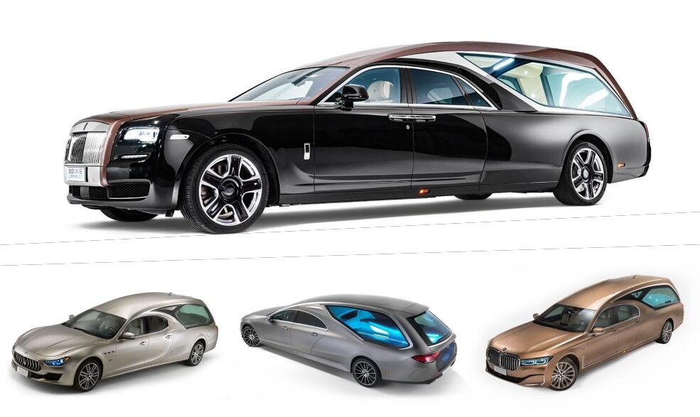 Esta empresa tiene los coches fúnebres más raros ¿En cuál darías el último paseo?