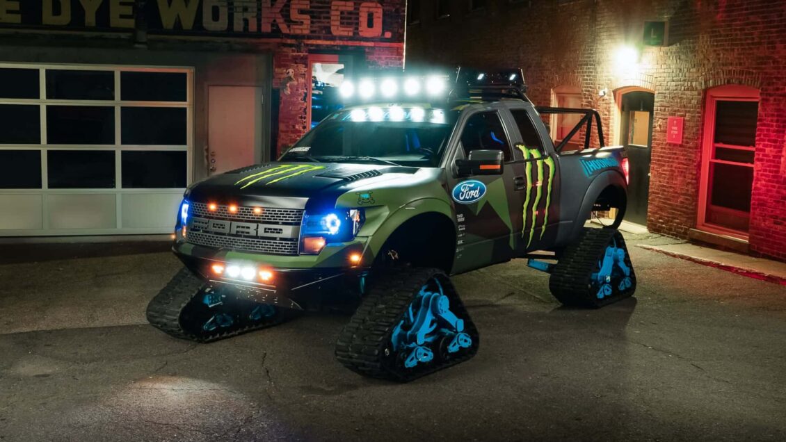 La Ford F-150 RaptorTRAX de Ken Block puede ser tuya ¿Te sobran 175.000 euros?