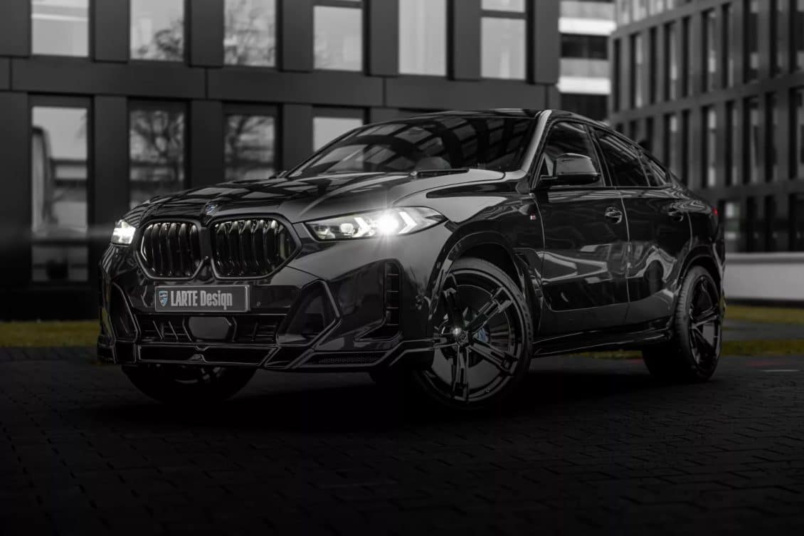 ¡Todo al negro! Este es, probablemente, el BMW X6 más siniestro que has visto