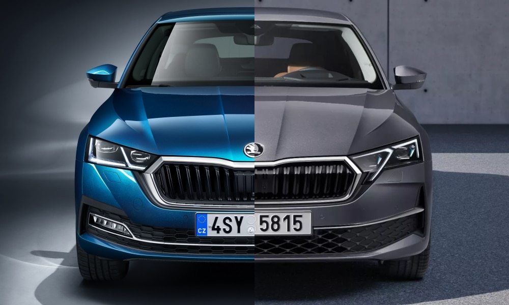 Comparación visual Škoda Octavia 2024: juzga tú mismo la puesta al día del checo