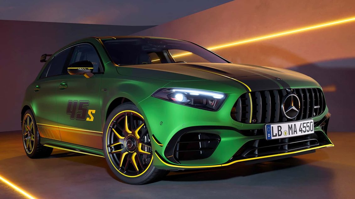 Mercedes-AMG A45 S 4Matic+ Limited Edition: verde, que te quiero verde, y con 421 CV