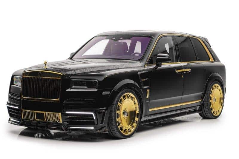 ¡Oro hasta en las llantas y rumbo a Dubai!, así es este Rolls Royce