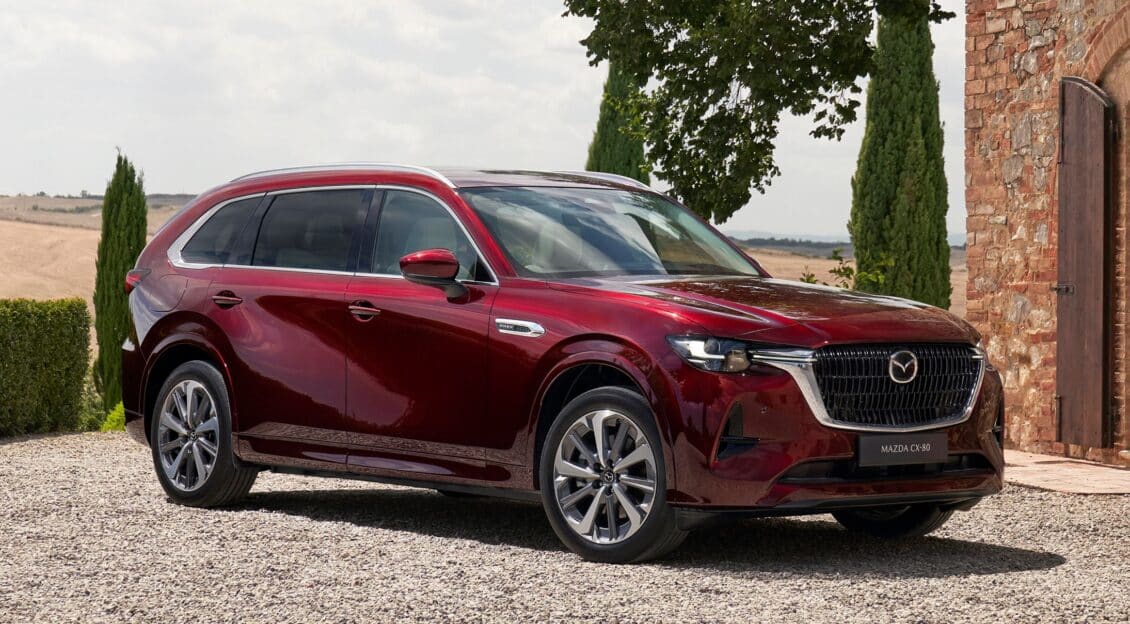 Todos los detalles y novedades del nuevo Mazda CX-80: hasta 7 plazas y versión diésel de seis cilindros en línea