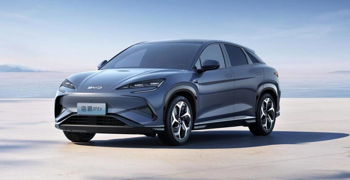 El BYD Sea Lion 07 EV debuta en China y estos son todos los detalles del rival directo del Tesla Model Y