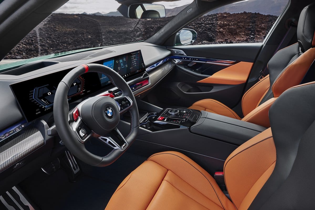 BMW M5 interior