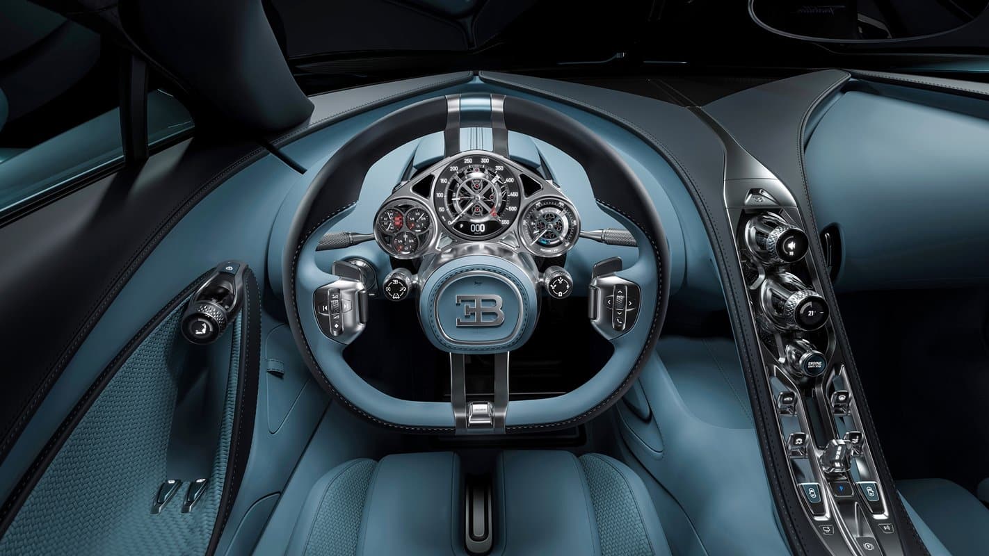 Bugatti Tourbillon interior
