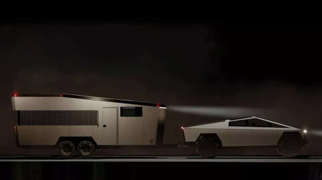 Se llama CyberTrailer y es la caravana definitiva para el Tesla Cybertruck