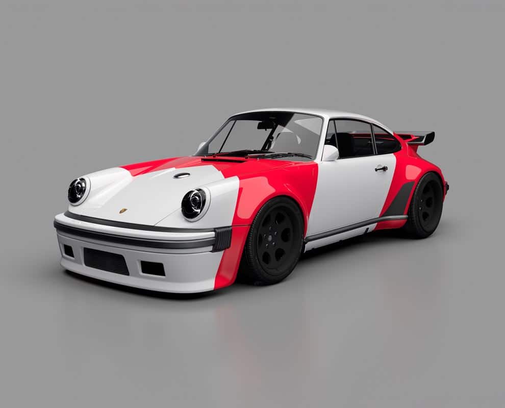 Este Porsche 930 equipa un motor V6 biturbo de 1.5 litros de la Fórmula 1