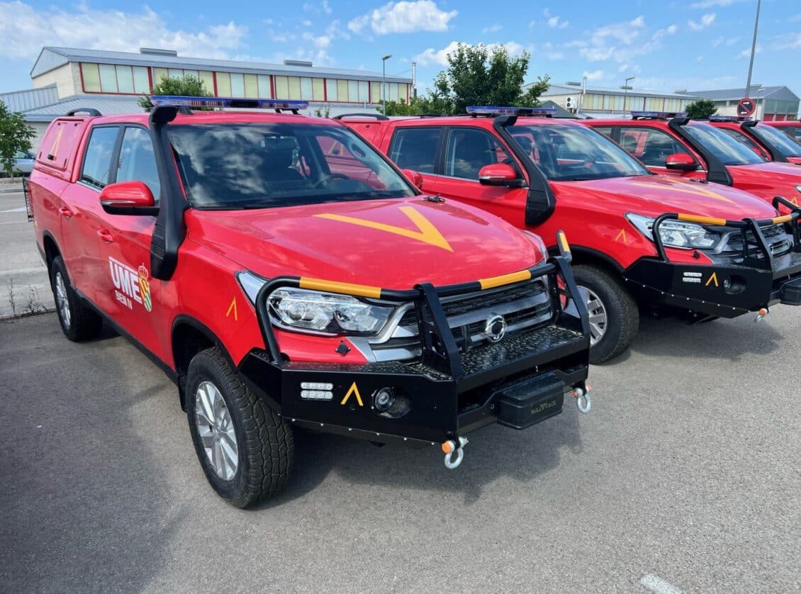 La UME apuesta por el SsangYong Musso Sports, ¿Cómo ves el pickup para su cometido?