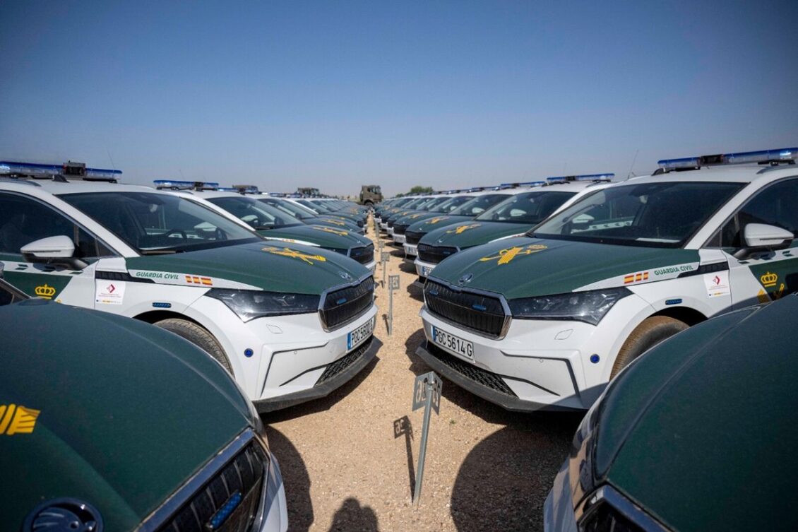 La Guardia Civil compra 90 Skoda Enyaq 85x 100% eléctricos