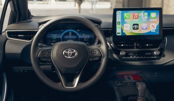 Detalle interior del Corolla