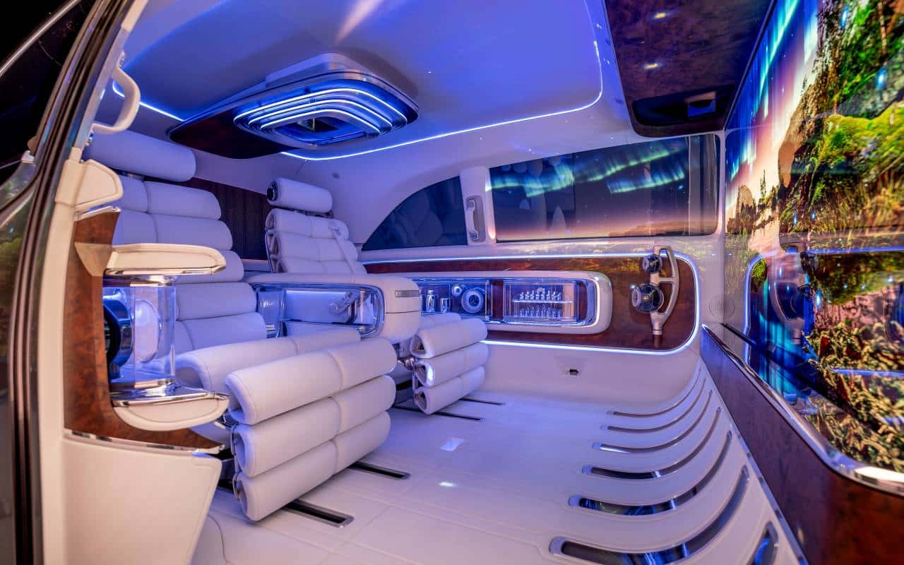 plazas traseras Mercedes Vision V