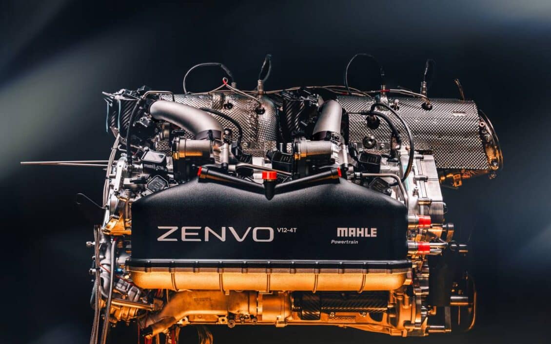 Este motor V12 de Zenvo es de nuevo desarrollo y ojo con él porque hablamos de 1250 CV