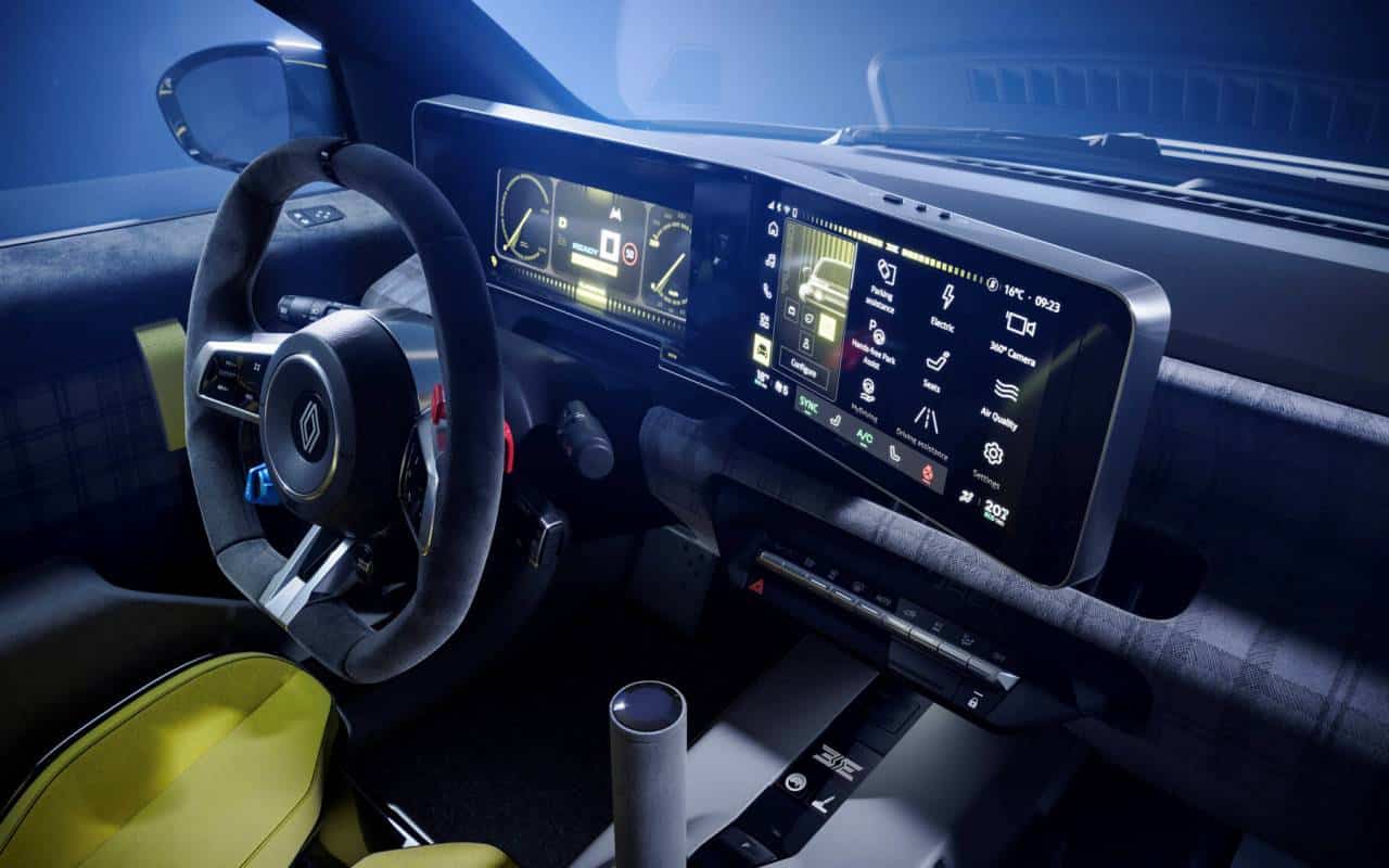 interior Renault 5 Turbo 3E