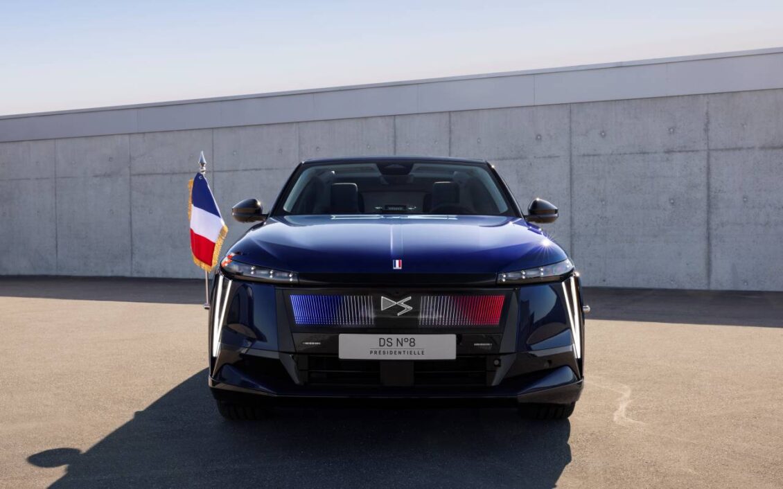 DS N°8 PRÉSIDENTIELLE: el último coche presidencial francés, blindado y eléctrico