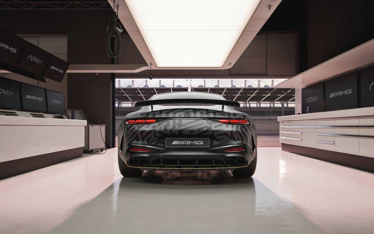 trasera Mercedes-AMG GT “APXGP Edition