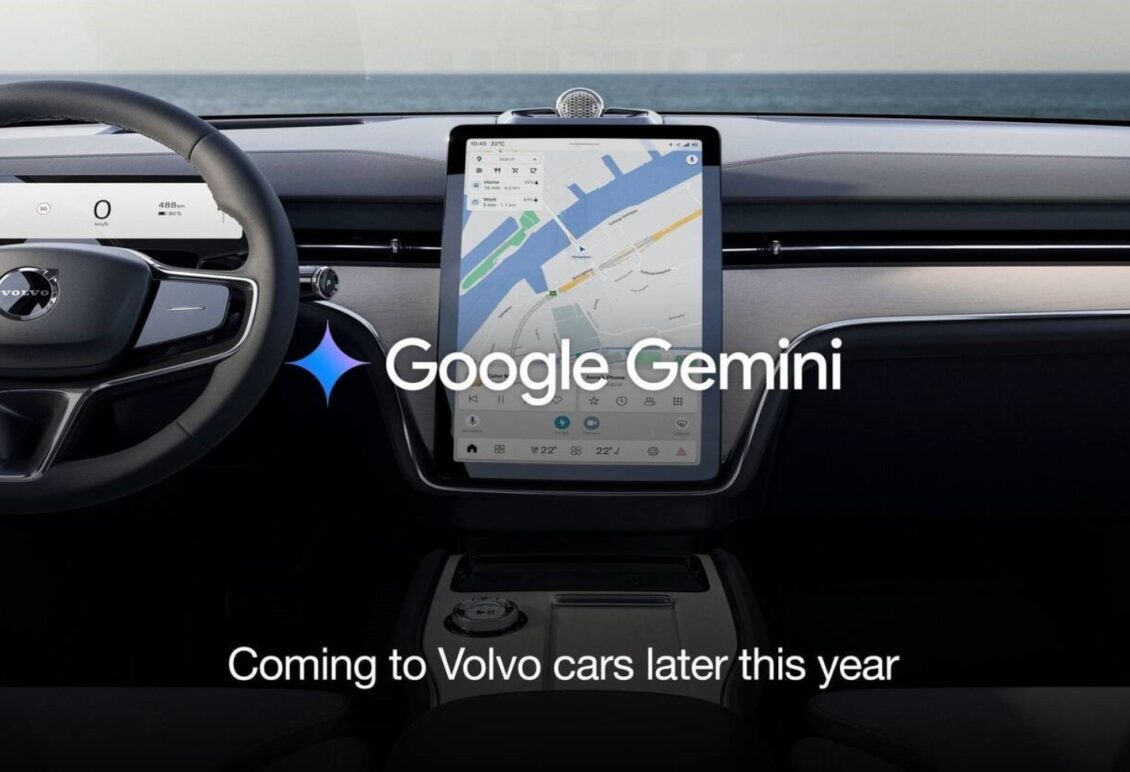 Volvo y Google acuerdan la integración de Gemini: será la primera marca en incluir la IA del gigante