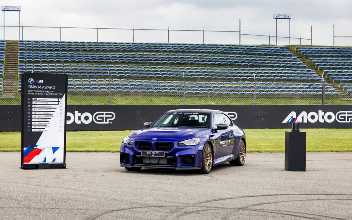 Este BMW M2 CS es el premio que se llevará el piloto más rápido de MotoGP