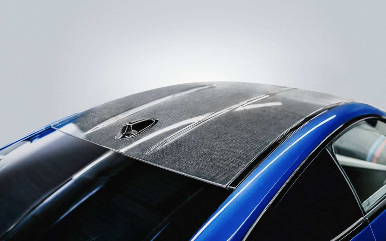 bmw fibra de lino techo