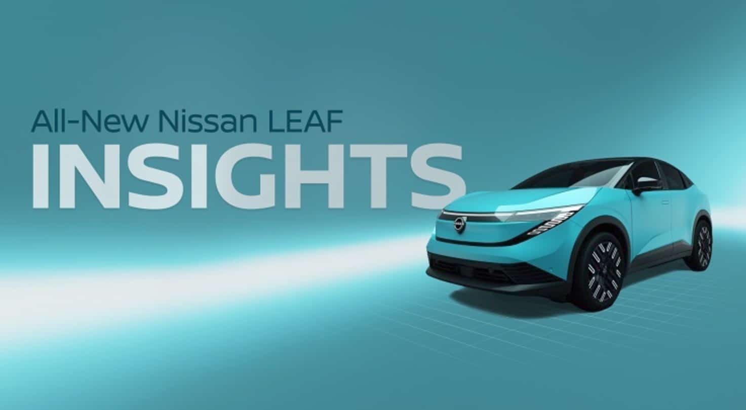 nissan leaf azul 2025