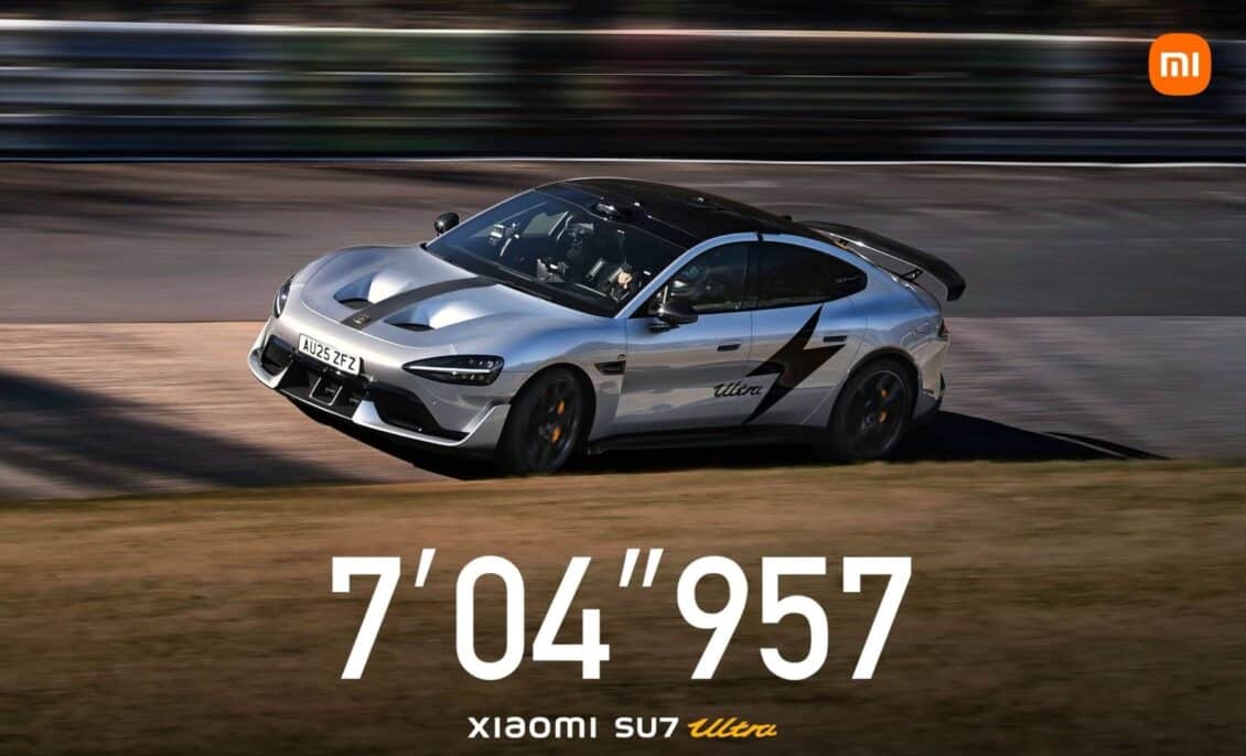 El Xiaomi SU7 Ultra es el nuevo rey de Nürburgring: líder en su categoría