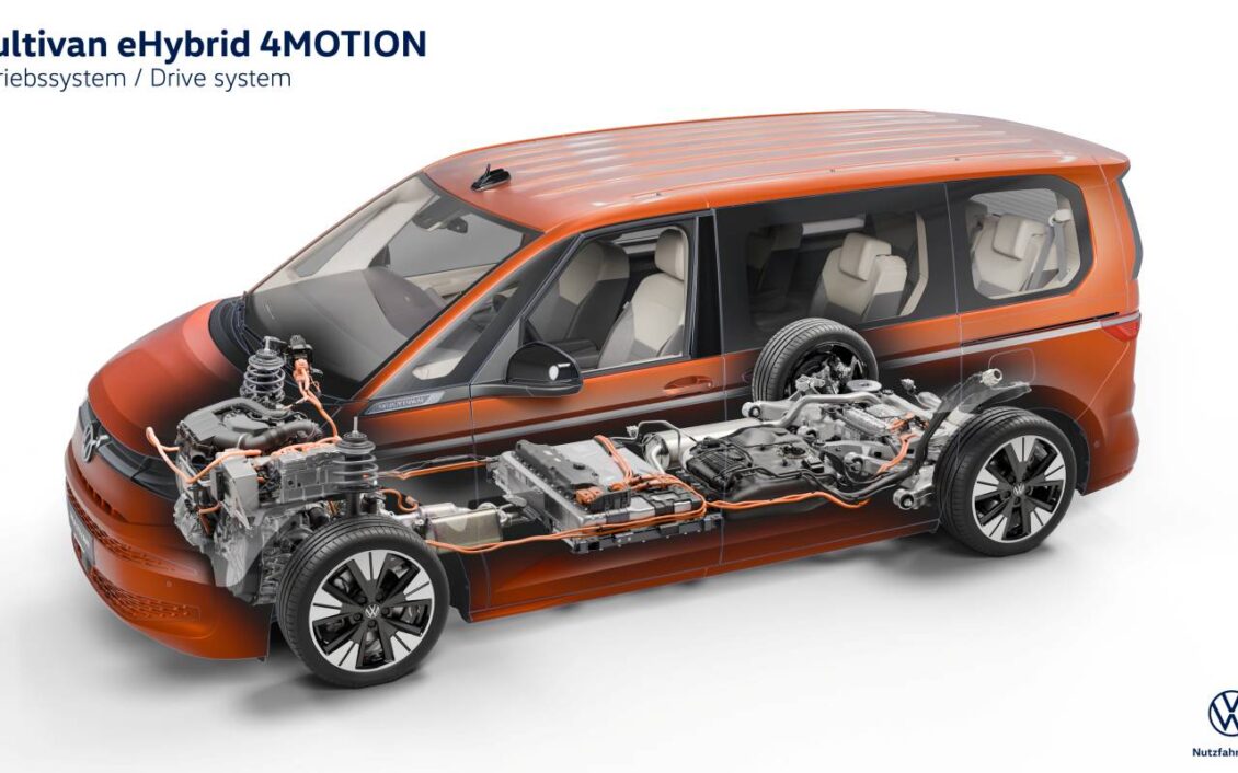 Los nuevos Multivan y California llegan con un nuevo sistema PHEV: 95 km de autonomía EV y climatización estacionaria gracias a los 19.7 kWH de batería