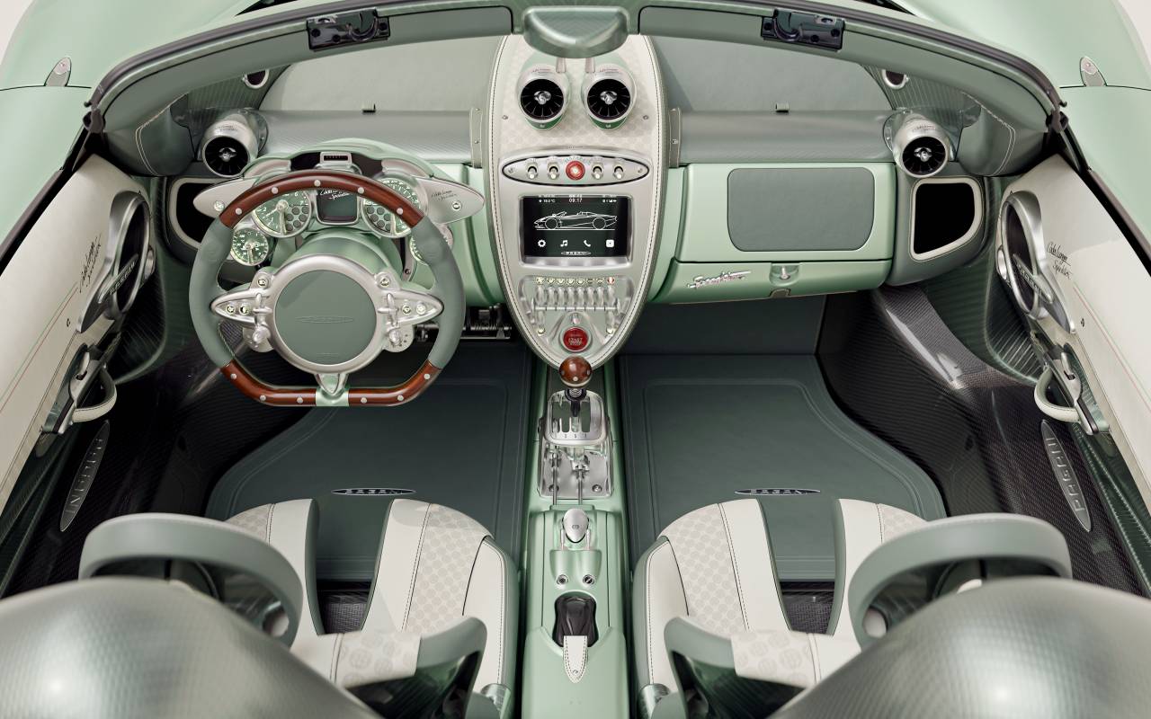 interior Pagani Huayra Codalunga Speedster