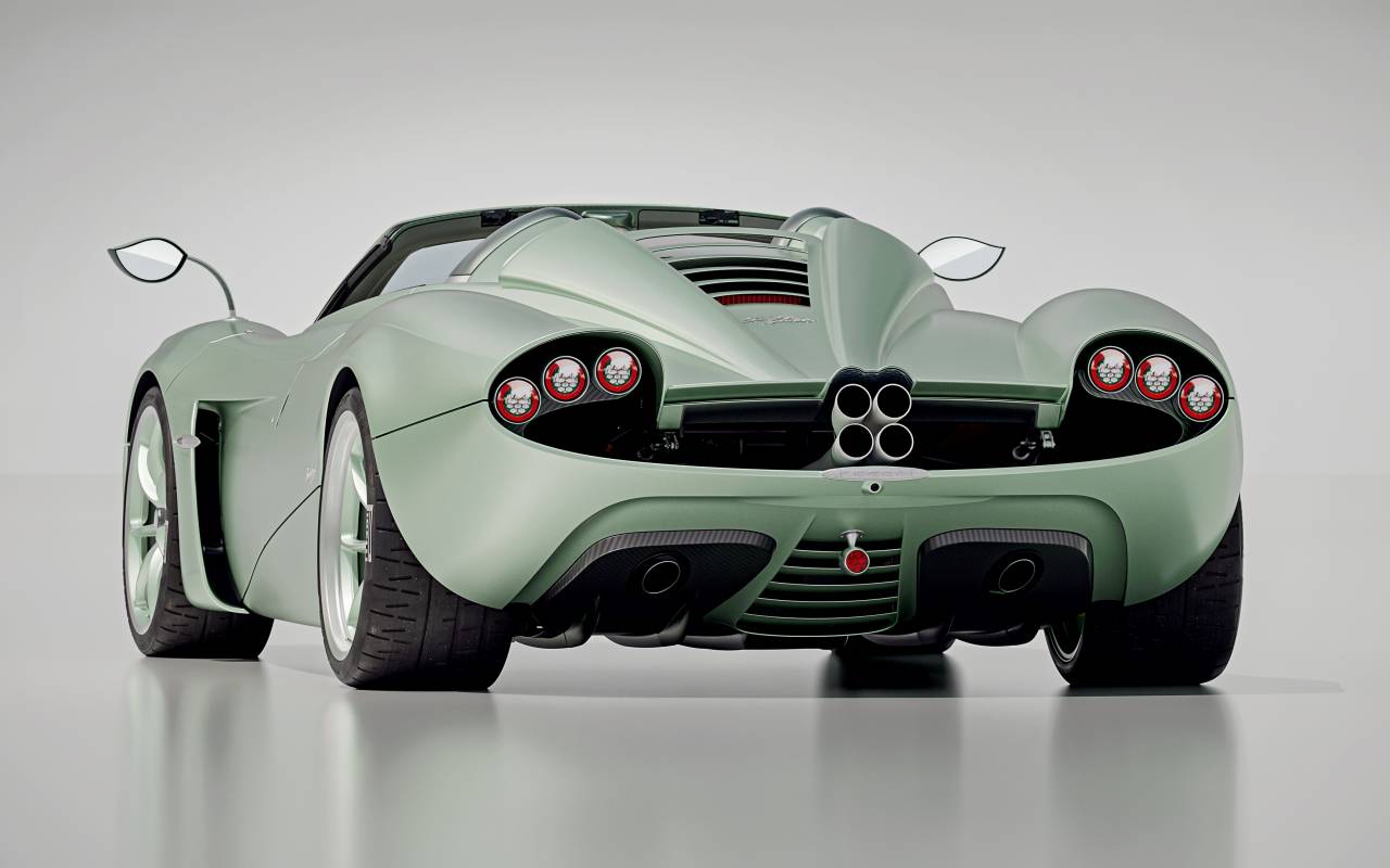 trasera Pagani Huayra Codalunga Speedster