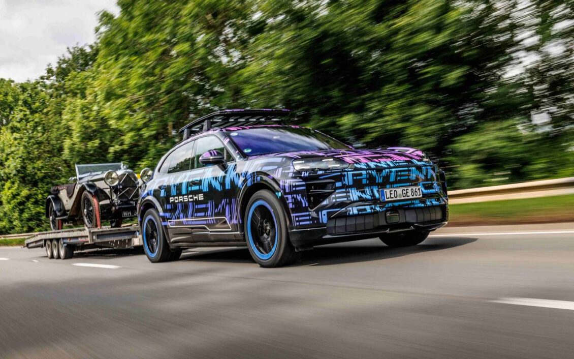 El Porsche Cayenne Electric rompe récords y demuestra su rendimiento y capacidad de remolque