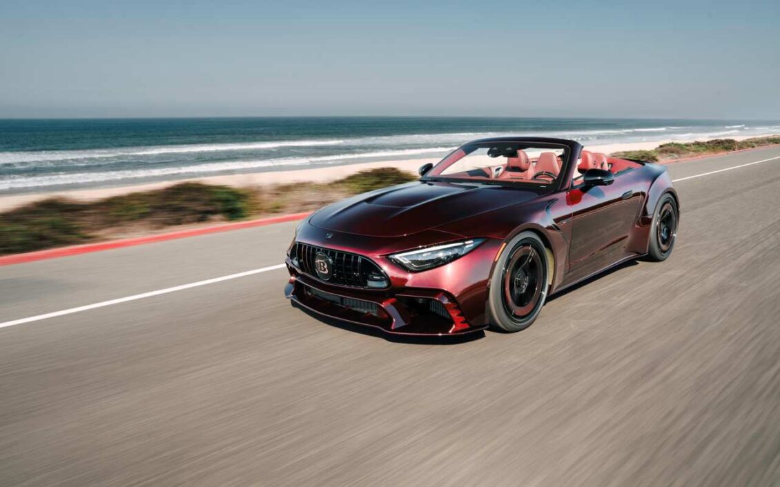 BRABUS ROCKET GTC DEEP RED: 1.000 CV a cielo abierto