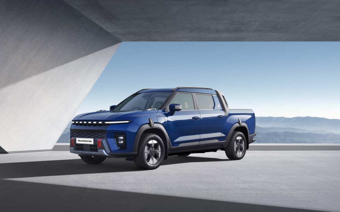 KGM Musso EV 2025: el pick-up eléctrico que nos llega a Europa