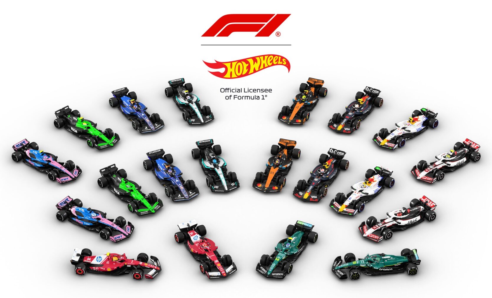 ¿Fan de la Fórmula 1?, Mattel presenta la nueva colección Hot Wheels F1 con los diez equipos oficiales