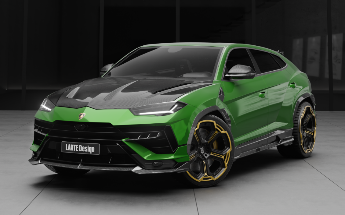 Así luce el Lamborghini Urus con el kit Largenda: elegancia italiana y precisión alemana