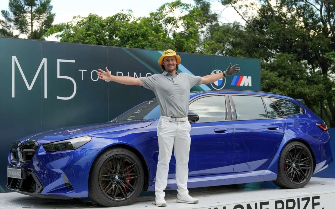 Hoyo en uno y como premio un BMW M5 touring espectacular